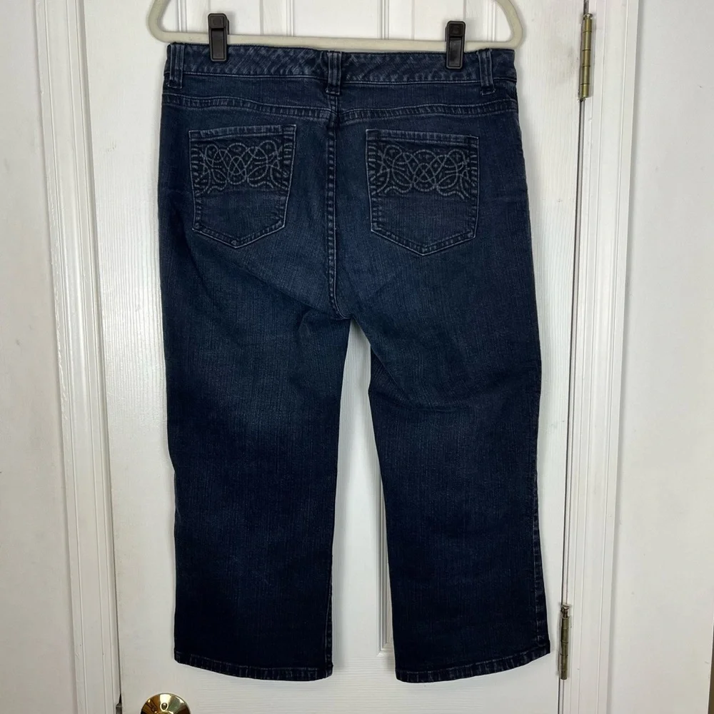Chico’s Platinum Raleigh W Crop Stretch Denim Jeans